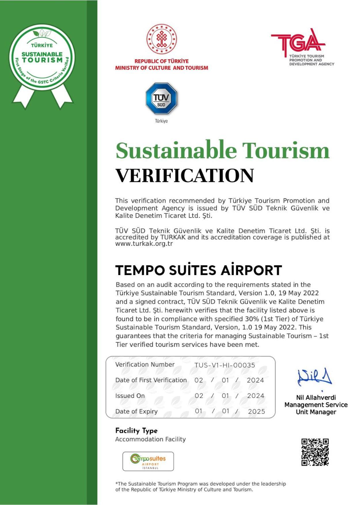 איסטמבול Tempo Suites Airport מראה חיצוני תמונה